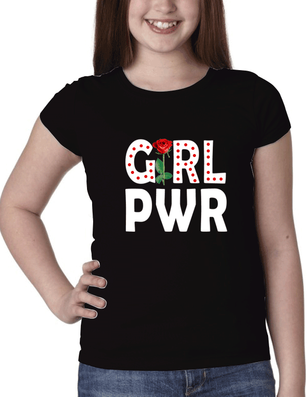 Girl PWR Custom LED Light Up T-shirt