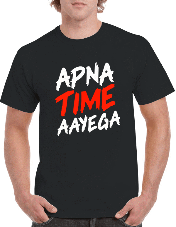 Apna Time Aayega Led Light up T-Shirts